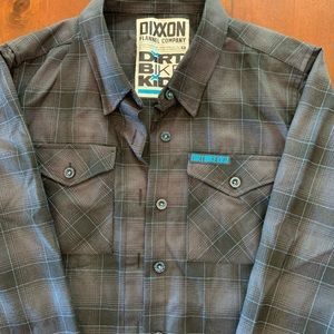Women’s dixxon flannel size medium”dirt bike kidz”